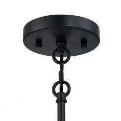 Trident Sputnik 6-Light Black/Gold Pendant Light Mid Century Chandelier with Bulbs Included by TRUE FINE -Dale Tiffany Store black gold true fine chandeliers td41020c 4f 1000