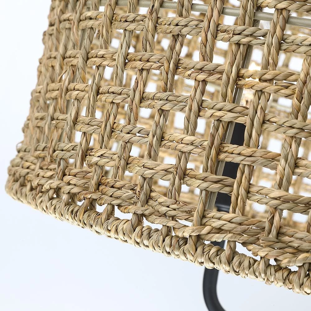 Cape 20 in. 4-Light Bohemian Drum Chandelier with Lime Hand Woven Shade by TRUE FINE 10 Cape 20 in. 4-Light Bohemian Drum Chandelier with Lime Hand Woven Shade by TRUE FINE - Image 8