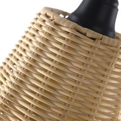 Adella 1-Light Black Rustic Natural Rattan Plug-In Swing Arm Wall Lamp with Dimmer Switch by TRUE FINE 18 Adella 1-Light Black Rustic Natural Rattan Plug-In Swing Arm Wall Lamp with Dimmer Switch by TRUE FINE -Dale Tiffany Store black rattan true fine wall lamps td10027w 4f 1000