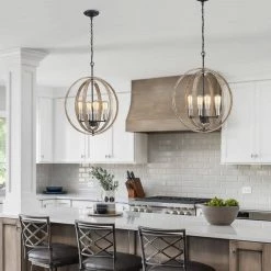 Ava 4-Light Black Globe Farmhouse Chandelier with Wood Accents by TRUE FINE -Dale Tiffany Store black true fine chandeliers td40005c c3 1000