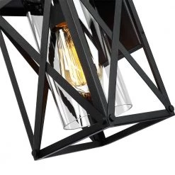 11 in. 1-Light Black Non Solar Outdoor Wall Lantern Sconces with Clear Glass Shade (2-Pack) by TRUE FINE 18 11 in. 1-Light Black Non Solar Outdoor Wall Lantern Sconces with Clear Glass Shade (2-Pack) by TRUE FINE -Dale Tiffany Store black true fine outdoor sconces 2143ot 2pk 1f 1000