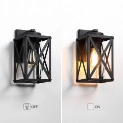 11 in. 1-Light Black Non Solar Outdoor Wall Lantern Sconces with Clear Glass Shade (2-Pack) by TRUE FINE 15 11 in. 1-Light Black Non Solar Outdoor Wall Lantern Sconces with Clear Glass Shade (2-Pack) by TRUE FINE -Dale Tiffany Store black true fine outdoor sconces 2143ot 2pk 66 1000