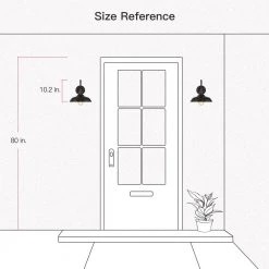 Blackforge 10 in. 1-Light Black with Gold Non Solar Outdoor Barn Wall Lantern Sconce (2-Pack) by TRUE FINE -Dale Tiffany Store black true fine outdoor sconces 21517ot 2pk 77 1000