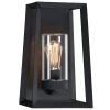 Fine forge 13.5 in. 1-Light Black Outdoor Wall Lantern Sconce with Clear Closed Glass by TRUE FINE -Dale Tiffany Store black true fine outdoor sconces td10029ot 64 1000