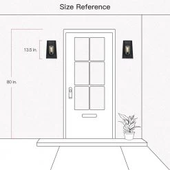 Fine forge 13.5 in. 1-Light Black Outdoor Wall Lantern Sconce with Clear Closed Glass by TRUE FINE -Dale Tiffany Store black true fine outdoor sconces td10029ot 77 1000