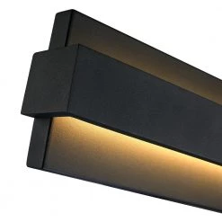 Reflect 18.7 in. Black Modern/Contemporary LED Outdoor Wall Light Lantern Sconce by TRUE FINE -Dale Tiffany Store black true fine outdoor sconces td120005w led 4f 1000