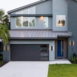 Reflect 18.7 in. Black Modern/Contemporary LED Outdoor Wall Light Lantern Sconce by TRUE FINE -Dale Tiffany Store black true fine outdoor sconces td120005w led 76 1000