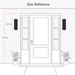 Reflect 18.7 in. Black Modern/Contemporary LED Outdoor Wall Light Lantern Sconce by TRUE FINE -Dale Tiffany Store black true fine outdoor sconces td120005w led 77 1000