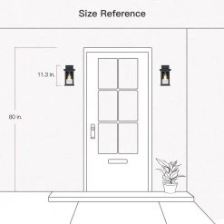 1-Light Modern Black Hardwired Outdoor Wall Lantern Sconce with Clear Glass Panels by TRUE FINE -Dale Tiffany Store black true fine outdoor sconces td40001ot 77 1000