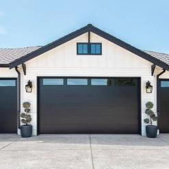 Blakely 1-Light Black Hardwired Outdoor Wall Lantern Sconce with Brass Accents by TRUE FINE -Dale Tiffany Store black true fine outdoor sconces td40009ot 4f 1000