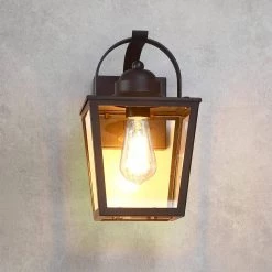 Caroline 1-Light Black Hardwired Outdoor Wall Lantern Sconce with Clear Glass by TRUE FINE -Dale Tiffany Store black true fine outdoor sconces td40012ot c3 1000