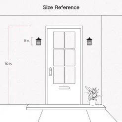 1-Light Black Integrated LED Mission Outdoor Wall Lantern Sconce with Frosted Glass (1-Pack) by TRUE FINE -Dale Tiffany Store black true fine outdoor sconces td60001w 76 1000