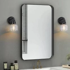 6 in. 1-Light Black Bathroom Wall Sconce with Clear Prismatic Glass Shade by TRUE FINE -Dale Tiffany Store black true fine vanity lighting td20025w 40 1000