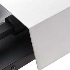 Celina 7 in. 1-Light Black Wall Sconce Light With White Fabric Shade by TRUE FINE -Dale Tiffany Store black true fine wall sconces td10041w c3 1000