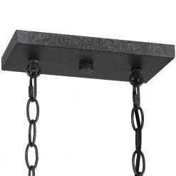 Rustica 5-Light 32.3 in. Black and Weathered Faux Wood Farmhouse Linear Chandelier Kitchen Island Light by TRUE FINE 20 Rustica 5-Light 32.3 in. Black and Weathered Faux Wood Farmhouse Linear Chandelier Kitchen Island Light by TRUE FINE -Dale Tiffany Store black weathered faux wood true fine chandeliers td10016c 4f 1000