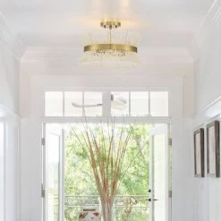 Bohe 15 in. 2-Light Bohemian Woven Rope Semi-Flush Mount Ceiling Light by TRUE FINE -Dale Tiffany Store brass beige true fine flush mount lights td60008fl 1d 1000