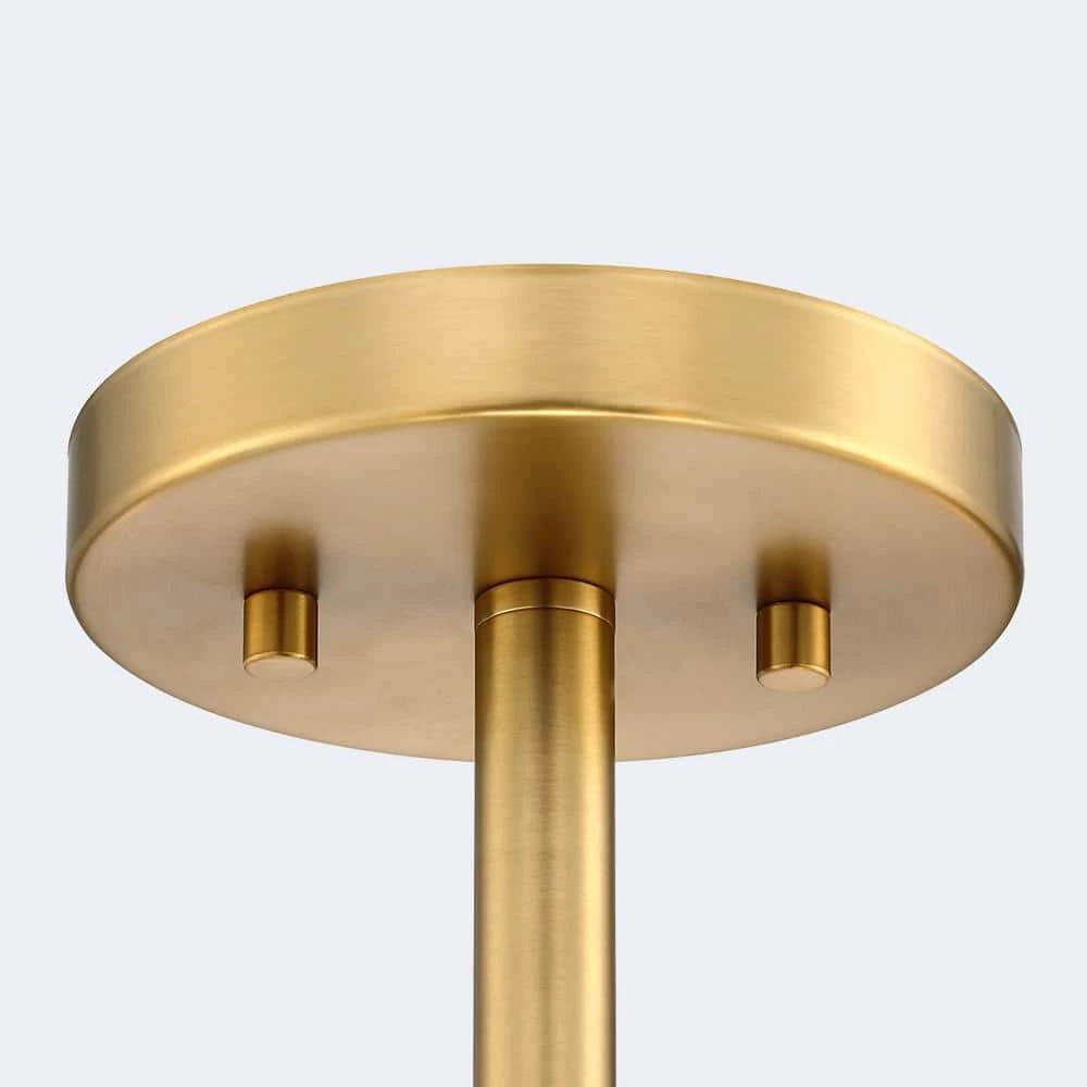 Sputnik 23 in. 6-Light Brass Semi Flush Mount Ceiling Light by TRUE FINE 10 Sputnik 23 in. 6-Light Brass Semi Flush Mount Ceiling Light by TRUE FINE - Image 8