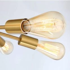 Sputnik 23 in. 6-Light Brass Semi Flush Mount Ceiling Light by TRUE FINE 16 Sputnik 23 in. 6-Light Brass Semi Flush Mount Ceiling Light by TRUE FINE -Dale Tiffany Store brass true fine flush mount lights td10023fl 77 1000