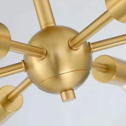 Sputnik 23 in. 6-Light Brass Semi Flush Mount Ceiling Light by TRUE FINE 17 Sputnik 23 in. 6-Light Brass Semi Flush Mount Ceiling Light by TRUE FINE -Dale Tiffany Store brass true fine flush mount lights td10023fl c3 1000