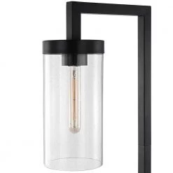 63 in. Bronze Floor Lamp with Clear Seeded Glass Shade and 8-Watt LED Bulb Included by TRUE FINE -Dale Tiffany Store bronze true fine floor lamps 21041f 4f 1000