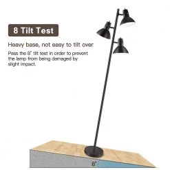 Richland 67 in. Bronze 3-Light Tree Floor Lamp with Metal Adjustable Shades, LED Bulbs Included by TRUE FINE -Dale Tiffany Store bronze true fine floor lamps 9021f fa 1000