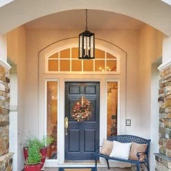 Jefferson 20 in. H 2-Light Bronze Large Outdoor Pendant Light with Clear Glass by TRUE FINE -Dale Tiffany Store bronze true fine outdoor pendant lights td40006c 1d 1000