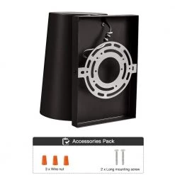 Bowman 7.5 in. 1-Light Bronze Modern Dark Sky Non Solar Outdoor Wall Lantern Sconce (2-Pack) by TRUE FINE -Dale Tiffany Store bronze true fine outdoor sconces 2144ot 2pk 4f 1000