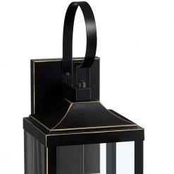 25.7 in. 2-Light Bronze Non Solar Large Outdoor Wall Lantern Sconce Light by TRUE FINE -Dale Tiffany Store bronze true fine outdoor sconces 21516ot 4f 1000
