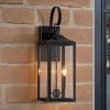 25.7 in. 2-Light Bronze Non Solar Large Outdoor Wall Lantern Sconce Light by TRUE FINE -Dale Tiffany Store bronze true fine outdoor sconces 21516ot 64 1000