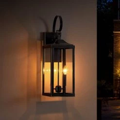 25.7 in. 2-Light Bronze Non Solar Large Outdoor Wall Lantern Sconce Light by TRUE FINE -Dale Tiffany Store bronze true fine outdoor sconces 21516ot fa 1000