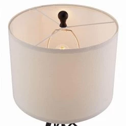 28 in. Bronze USB Table Lamp with White Linen Shade, 9.5-Watt LED Bulbs Included (Set of 2) by TRUE FINE -Dale Tiffany Store bronze true fine table lamps 20090t 2pk 44 1000