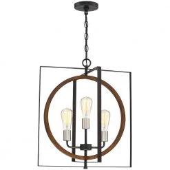 Contrast 20 in. 3-Light Rust Bronze/Wood Tone Rustic Chandelier by TRUE FINE 22 Contrast 20 in. 3-Light Rust Bronze/Wood Tone Rustic Chandelier by TRUE FINE -Dale Tiffany Store bronze wood tone true fine chandeliers td10009c 44 1000