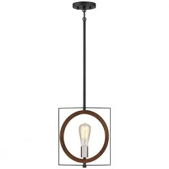 Contrast 1-Light Rust Bronze/Wood Tone Rustic Mini Pendant Kitchen Light by TRUE FINE -Dale Tiffany Store bronze wood tone true fine pendant lights td10011p fa 1000