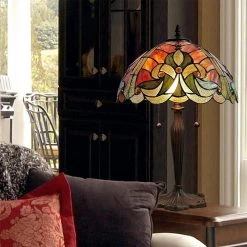 Posada 24 in. Brown Table Lamp by Dale Tiffany -Dale Tiffany Store brown dale tiffany table lamps tt21200 31 1000