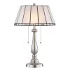 21 in. Brushed Nickel Table Lamp with Hand Rolled Art Glass by Dale Tiffany -Dale Tiffany Store brushed nickel dale tiffany table lamps stt17025 64 1000