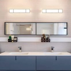 24 in. 3-Light Brushed Nickel Modern/Contemporary LED Bathroom Vanity Light Bar by TRUE FINE -Dale Tiffany Store brushed nickel true fine vanity lighting td120002w led 76 1000