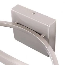 26.6 in. 4-Light Curved Brushed Nickel Modern/Contemporary LED Bathroom Vanity Light Bar by TRUE FINE -Dale Tiffany Store brushed nickel true fine vanity lighting td120003w led 44 1000