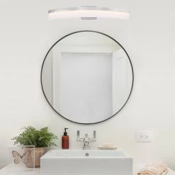 26.6 in. 4-Light Curved Brushed Nickel Modern/Contemporary LED Bathroom Vanity Light Bar by TRUE FINE -Dale Tiffany Store brushed nickel true fine vanity lighting td120003w led 66 1000