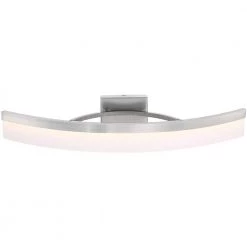 26.6 in. 4-Light Curved Brushed Nickel Modern/Contemporary LED Bathroom Vanity Light Bar by TRUE FINE -Dale Tiffany Store brushed nickel true fine vanity lighting td120003w led 76 1000