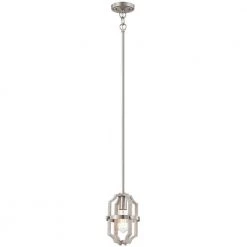 Richwood 1-Light Brushed Nickel Modern Farmhouse Mini Pendant with White-Washed Wood Accents by TRUE FINE -Dale Tiffany Store brushed nickel white washed wood true fine pendant lights 20151p 44 1000