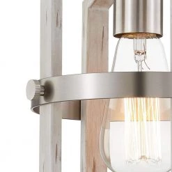 Richwood 1-Light Brushed Nickel Modern Farmhouse Mini Pendant with White-Washed Wood Accents by TRUE FINE -Dale Tiffany Store brushed nickel white washed wood true fine pendant lights 20151p c3 1000