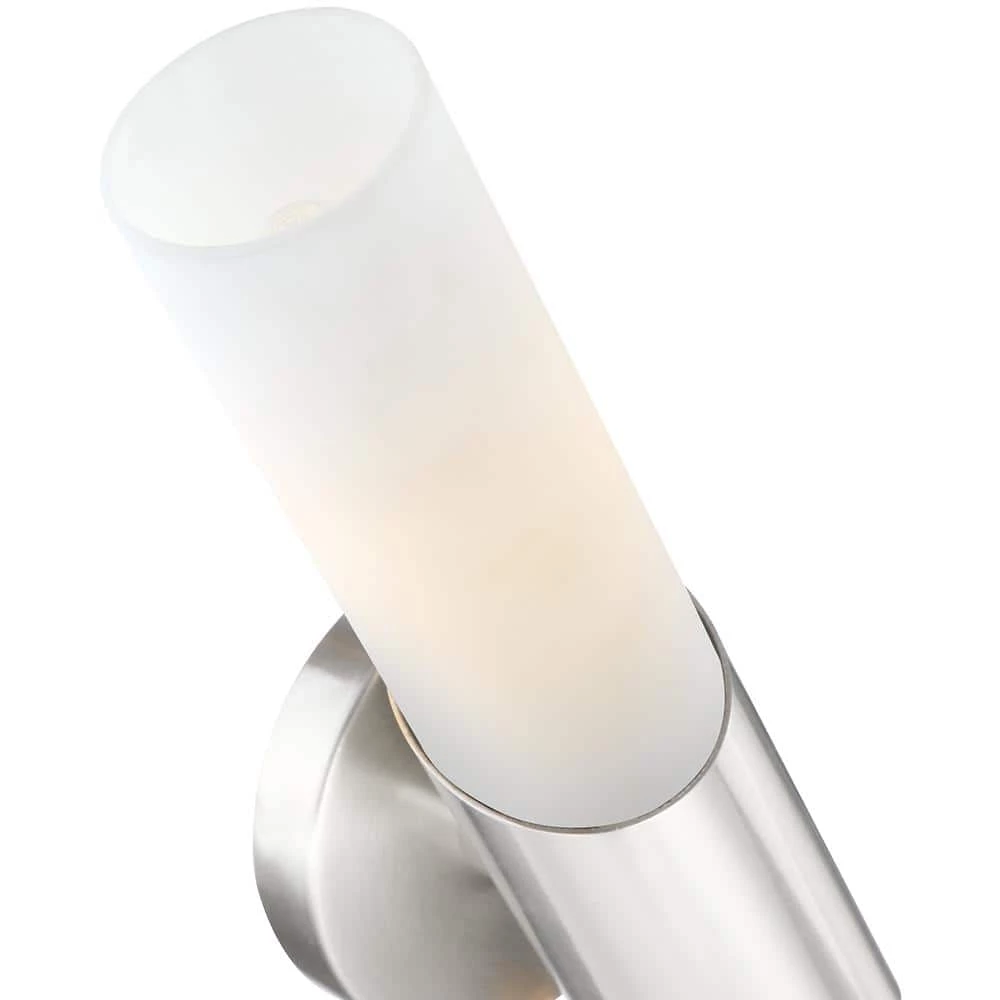 16.4 in. 2-Light Brushed Nickel Modern/Contemporary ADA Bathroom Vanity Light Bar with White Opal Glass by TRUE FINE 9 16.4 in. 2-Light Brushed Nickel Modern/Contemporary ADA Bathroom Vanity Light Bar with White Opal Glass by TRUE FINE - Image 7