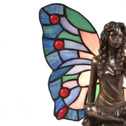 Fairy 14.50 in. Cold Cast Bronze Accent Lamp by Dale Tiffany -Dale Tiffany Store cold cast bronze dale tiffany novelty lamps ta17166 1f 1000