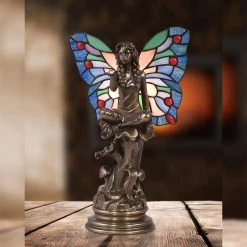 Fairy 14.50 in. Cold Cast Bronze Accent Lamp by Dale Tiffany -Dale Tiffany Store cold cast bronze dale tiffany novelty lamps ta17166 31 1000