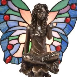Fairy 14.50 in. Cold Cast Bronze Accent Lamp by Dale Tiffany -Dale Tiffany Store cold cast bronze dale tiffany novelty lamps ta17166 4f 1000