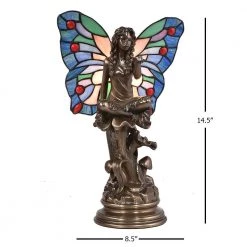 Fairy 14.50 in. Cold Cast Bronze Accent Lamp by Dale Tiffany -Dale Tiffany Store cold cast bronze dale tiffany novelty lamps ta17166 c3 1000