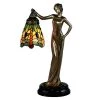 16.5 in. Cold Cast Bronze Accent Lamp with Hand Rolled Art Glass by Dale Tiffany -Dale Tiffany Store cold cast bronze dale tiffany table lamps sta16141 64 1000