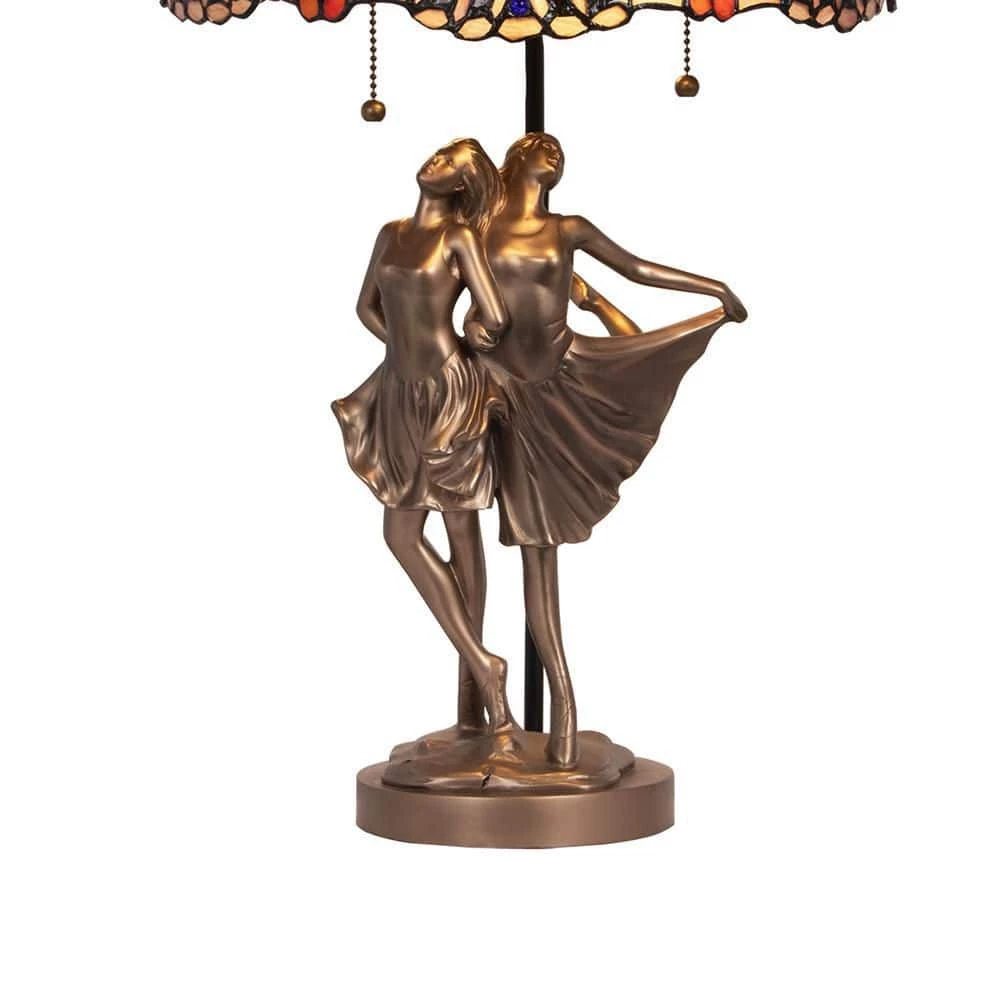 Ballerina 22 in. Cold Cast Bronze Table Lamp by Dale Tiffany 5 Ballerina 22 in. Cold Cast Bronze Table Lamp by Dale Tiffany - Image 3
