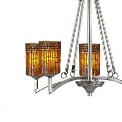 Calico 5-Light Dark Antique Bronze Chandelier by Dale Tiffany -Dale Tiffany Store dark antique bronze dale tiffany chandeliers th13329 4f 1000