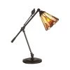 18.5 in. Dark Antique Bronze Amantha Art Glass Leaf Desk Lamp by Dale Tiffany -Dale Tiffany Store dark antique bronze dale tiffany desk lamps ta11158 64 1000